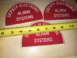 Aufnäher Patches Deputy Electronics Alarmanlagen NOS 70er Jahre 3x5 - Bild 1 von 1