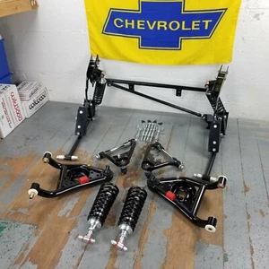 67-69 Chevy Camaro Firebird Rear 4-Link Tubular A-Arm Front SBC LSX Coilover Kit - Picture 1 of 10