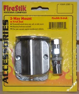 FireStik 3 way mount k-4a stud k-64a new mirror side rail vertical horizontal - Picture 1 of 6