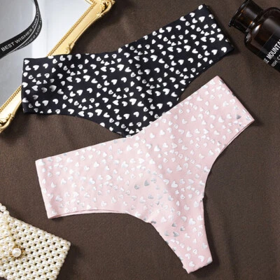 6 PIEZAS/LOTE Damas Mujeres Sexy Bragas Tanga Tanga Tanga Bikinis Ropa Interior Lencería Foto 1 de 4