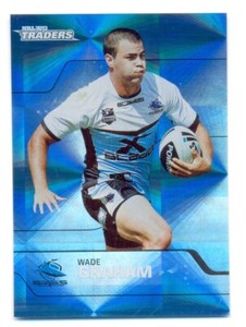 2013 NRL Traders Parallel card PS128 Wade Graham - Cronulla Sharks