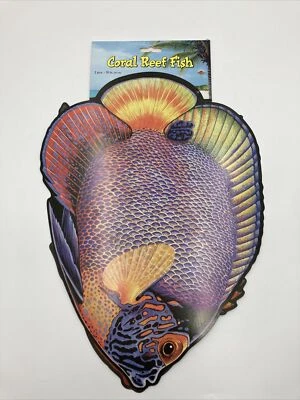 Paquete de 2 recortes de peces de arrecife de coral de 16 pulgadas Luau vida marina decoración de fiesta 1999 Foto 1 de 4