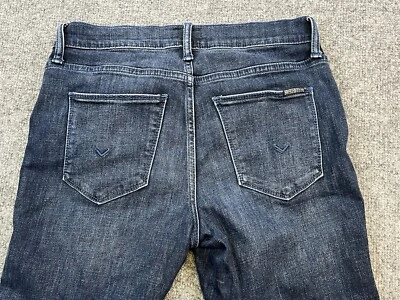 Женские джинсы Hudson 28 синие Natalie со средней посадкой суперобтягивающие эластичные джинсы на лодыжках - Изображение 1 из 4