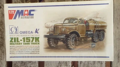 Mac 72010 Modello 1:72 Militare ZIL-157 Camion Cisterna Kit Udssr, Nva - Immagine 1 di 2