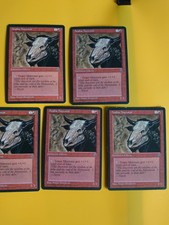 MTG Card. Anaba Ancestor x5 Summon Ghost. Homelands 5 cards- one has lots wear