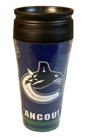 Vancouver Canucks NHL Contour Travel Mug With Lid Cover