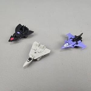 3 Transformers G1 Micromaster NightFlight Gray Jet Air Strike Patrol Whisper Sto - Picture 1 of 8