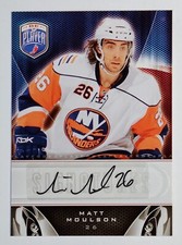 2009-10 Matt Moulson Upper Deck Be a Player Signatures #S-MN Auto Islanders