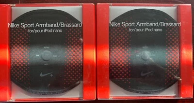 2 NIKE SPORT ARMBAND/BRASSARD FOR iPOD NANO NEW IN BOX NEVER USED UNISEX ADULT - Image 1 of 2