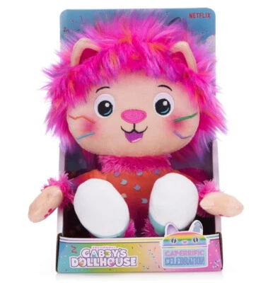 BRAND NEW POSH PAWS 10" GABBYS DOLLHOUSE 25CM MARTY THE PARTY CAT SOFT PLUSH - Image 1 of 2