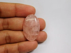 Piedra preciosa cabujón de cuarzo rosa natural suelta para joyería 37 quilates. ME-3974 - Imagen 1 de 4