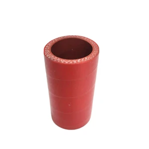 Reinforced Silicone Straight Hose 1.5" ID, 3 inch length Red - Picture 1 of 2