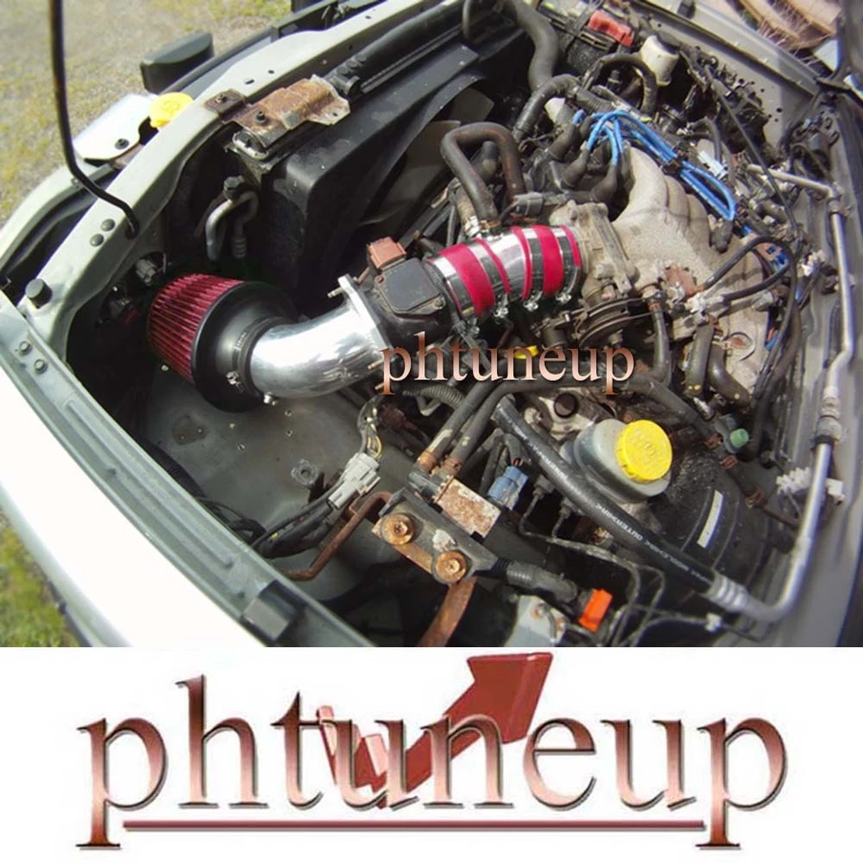 KIT SISTEMA ADMISIÓN AIRE NISSAN XTERRA FRONTIER SC SE XE 3.3 3.3L ROJO AJUSTE 1999-2003 Foto 1 de 1