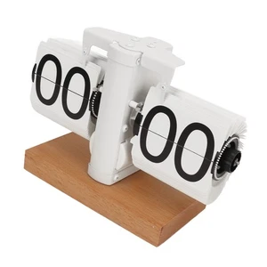 Automatic Flip Digital Clock Minimalist Vintage Auto Flip Table Clock For - Picture 1 of 23