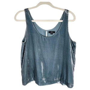 J.Crew blau Samt Tanktop gefüttert Größe 8 - Bild 1 von 11