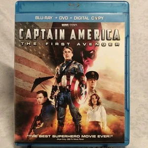 Captain America: The First Avenger (Blu-ray/DVD, 2011, 2-Disc Set, No Digital - Picture 1 of 4