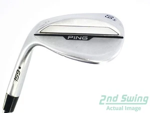 Ping s159 Chrome Wedge Lob LW 60° Steel Stiff Left Black Dot 35.0in - Picture 1 of 10
