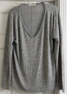 rag & bone KNit V-Ausschnitt leichter Oversize Pullover Oberteil Damen Gr. L - Bild 1 von 5