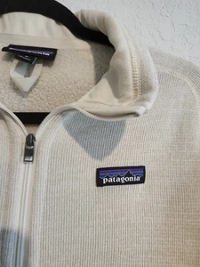 Patagonia Full Zip Fleece Jacket Men’s Medium | Cream/Oatmeal | R Series Thermal - Picture 1 of 8