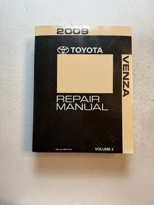 Toyota Venza 2009 OEM taller servicio reparación manual motor 1AR-FE 2GR-FE guía U660 Foto 1 de 4