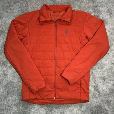 Chaqueta Black Diamond First Light Para Hombre Mediana Naranja Óxido Aislante Exterior Foto 1 de 4