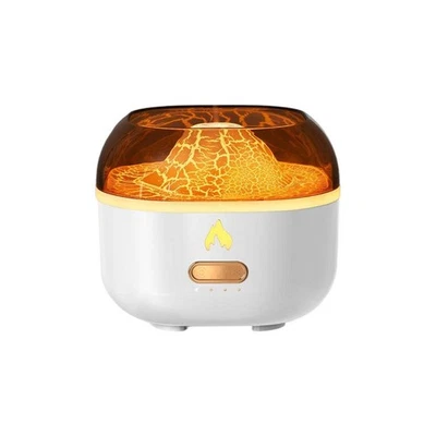Household Large Spray Humidifier Aroma Diffuser Volcano Portable Ambient Light - Image 1 of 4