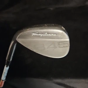 Mint Tommy Armour 845 52° 8 Bounce Gap Wedge Black Steel Shaft Left-Handed 35.5" - Picture 1 of 11