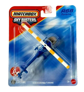 Matchbox Skybusters Robinson R66 Turbine 8/32 Sky Buster - Neu - Bild 1 von 2