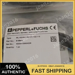 1pc New Pepperl+ Fuchs  818864 Proximity Sensor ML100-8-1000-RT/102/115 - Picture 1 of 3