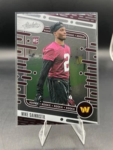 2024 Panini Absolute MIKE SAINRISTIL (RC) Rookie Card #150 COMMANDERS - Picture 1 of 5