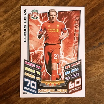 Match Attax 2012/13 Lucas Leiva Base Card (read Description) - Image 1 of 2