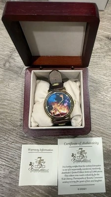 Reloj Mickey/"Fantasía" Coleccionable Disney/75 Aniversario/Amor y Risa Certificado de Autenticidad Foto 1 de 4