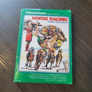 Pferderennen Mattel Intellivision ungetestet fehlende Overlays - Bild 1 von 5