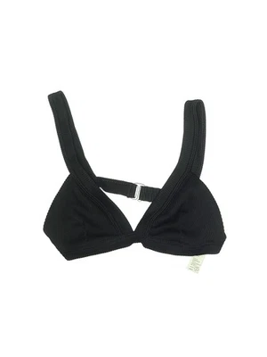 Top de traje de baño negro XL Hollister para mujer Foto 1 de 2