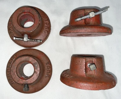 Collares de barra York, agujero estándar de 1", lote de 4 Foto 1 de 4