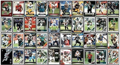 Mixed Lot of 111 Football Sports Cards 1995-2022 New York Jets - Image 1 of 3