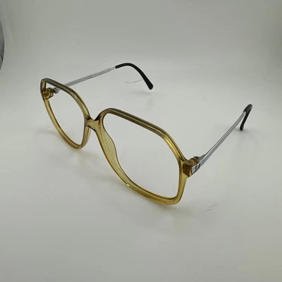 Viennaline Vintage Eyeglasses - Germany Amber Plastic Round Frames - Image 1 of 4