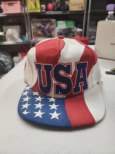 80s Vintage The Game USA 1984 Olympics Snapback Hat United States Flag USED - Bild 1 von 11