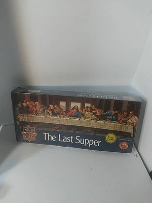 The Last Supper 12" X 36" 500 Piece Puzzle Masterpiece Damaged Box Sealed - Image 1 of 4