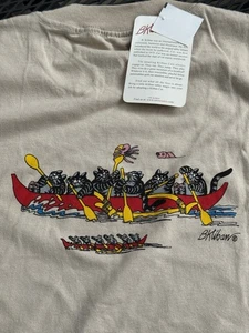B KLIBAN Katzen 2XL Kanu Katze T-Shirt NEU MIT ETIKETT XXL - Bild 1 von 4