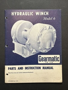 Cabrestante Hidráulico Gearmatic Modelo 6 Piezas y Manual de Instrucciones - Imagen 1 de 2
