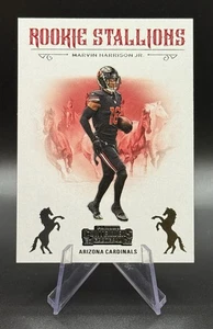 2024 Panini Contenders - Rookie Stallions Marvin Harrison Jr. #5 Rosso (RC) - Foto 1 di 2