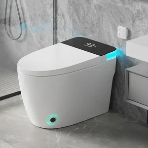 Smart Toilet Auto Flush Heated Seat Dual Flush Night Light Ultra Comfort - Picture 1 of 7
