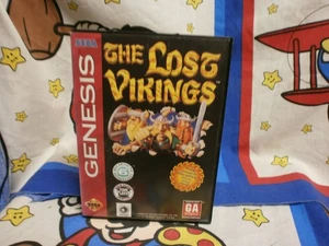 Sega Genesis The Lost Vikings Game COMPLETE - Picture 1 of 4