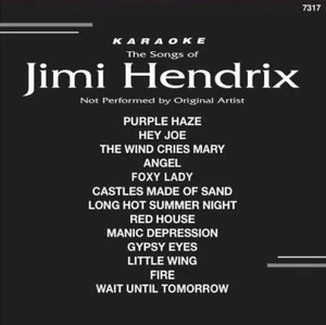 KARAOKE CD+G Backstage 7317 JIMI HENDRIX ROCK Favorites IN BLACK SLEEVE NEW! - Picture 1 of 2