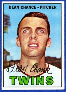 1967 Topps Set-Break #380 Dean Chance Minnesota Twins como nuevo - Imagen 1 de 2
