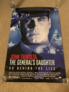 Vintage 1999 "THE GENERAL'S DAUGHTER" MOVIE POSTER 2-SIDED SHEET JOHN TRAVOLTA - Picture 1 of 2