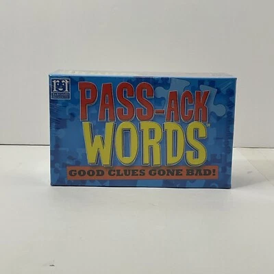 Pass-Ack Words Game - Good Clues Gone Bad! Ages 12+ (New, Factory Sealed) - Image 1 of 4