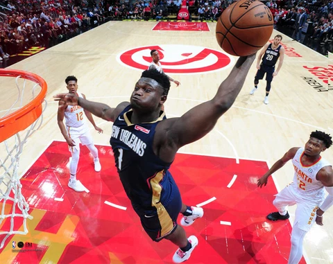 Zion Williamson SUPER SLAM New Orleans Pelicans Official NBA 16x20 POSTER Print Cover