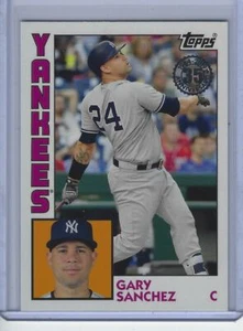 2019 Topps '84 Topps Gary Sanchez #T8479 - New York Yankees - Picture 1 of 2